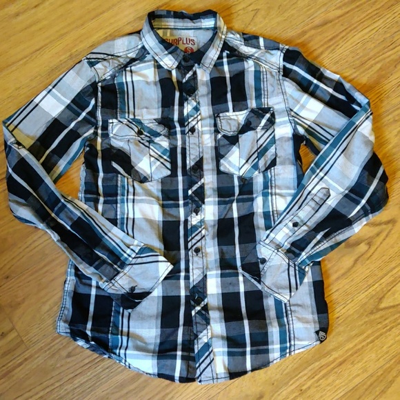 Surplus Other - EUC Men's plaid button up